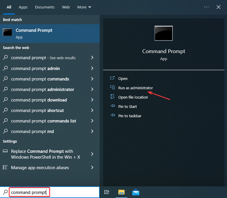 command prompt