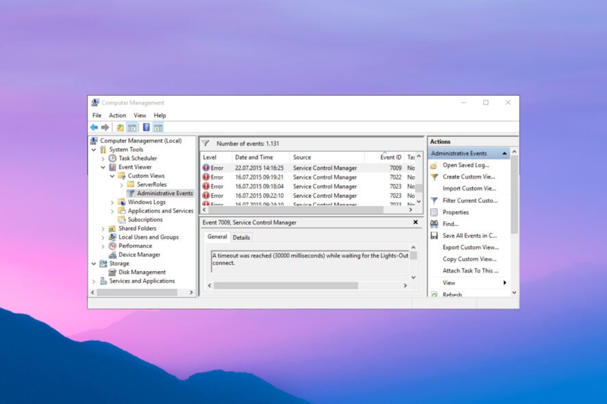 How to fix Event ID 7000 Service Control Manager Error