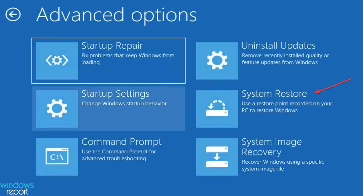 System restore
