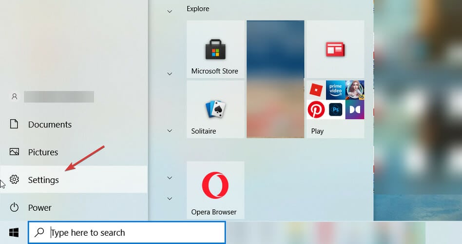 windows 10 settings window