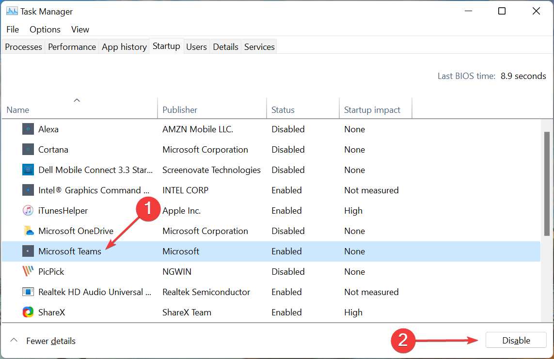 Disable to fix msedgewebview2.exe high cpu