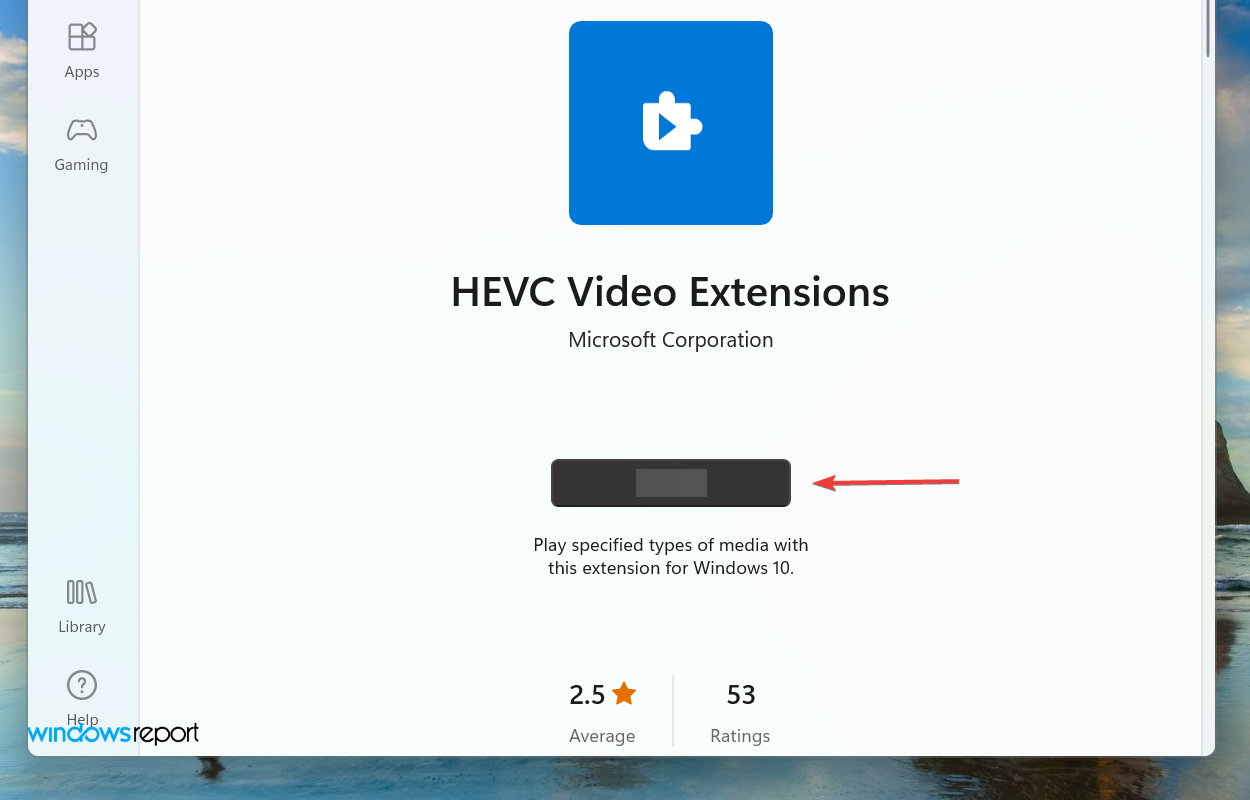Download to fix hevc extension not working on windows 11