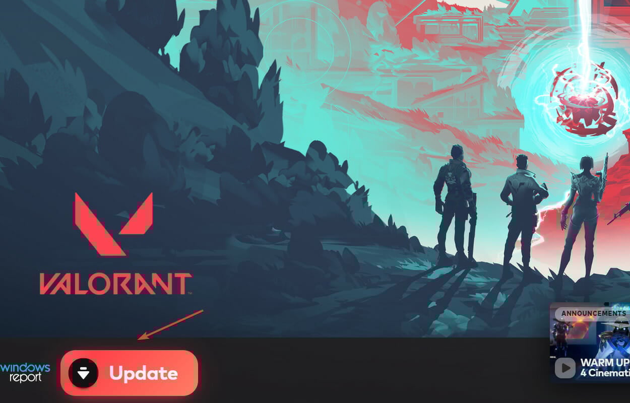 Update Valorant