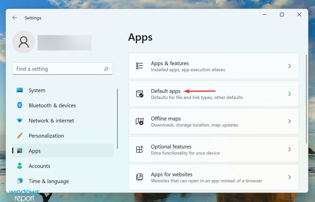App predefinite