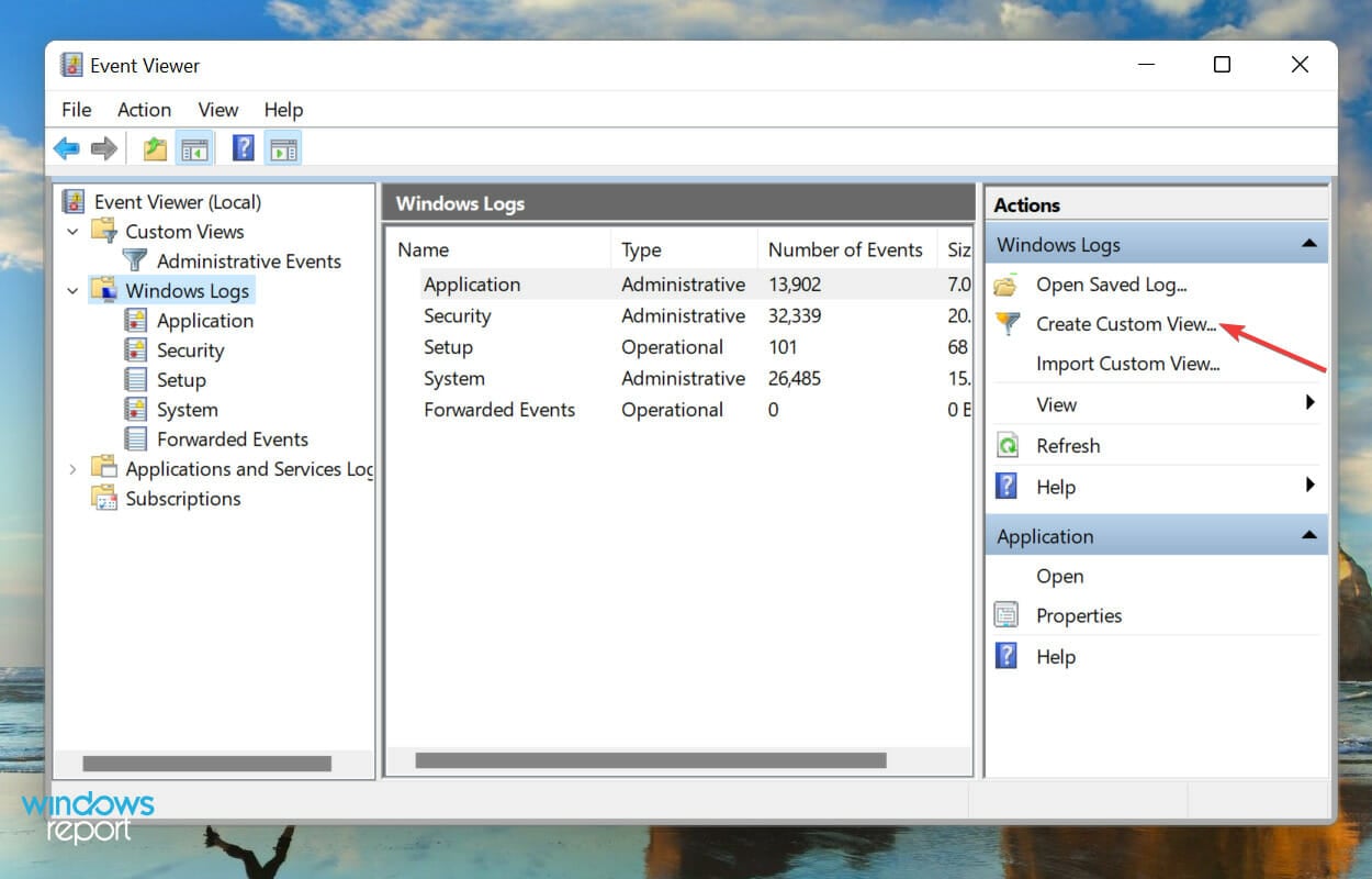 Create custom view