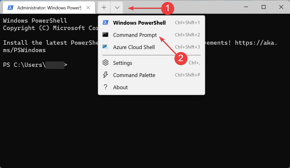 Open Command Prompt