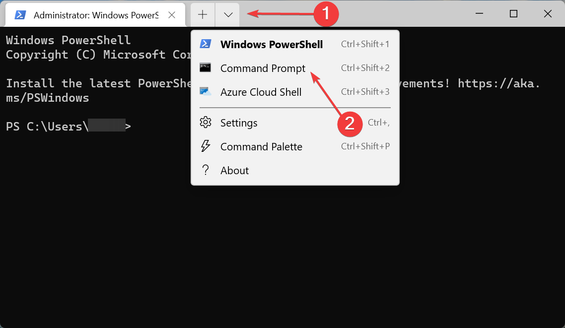 Open Command Prompt