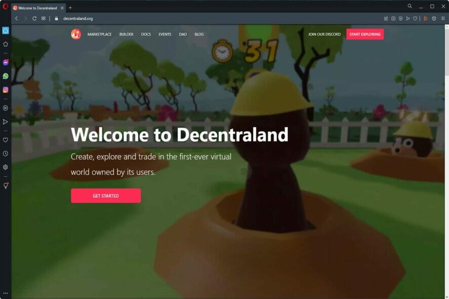 best decentraland browser featured