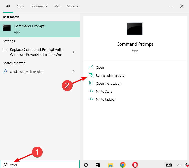 cmd-run-admin 0x80070002 windows update
