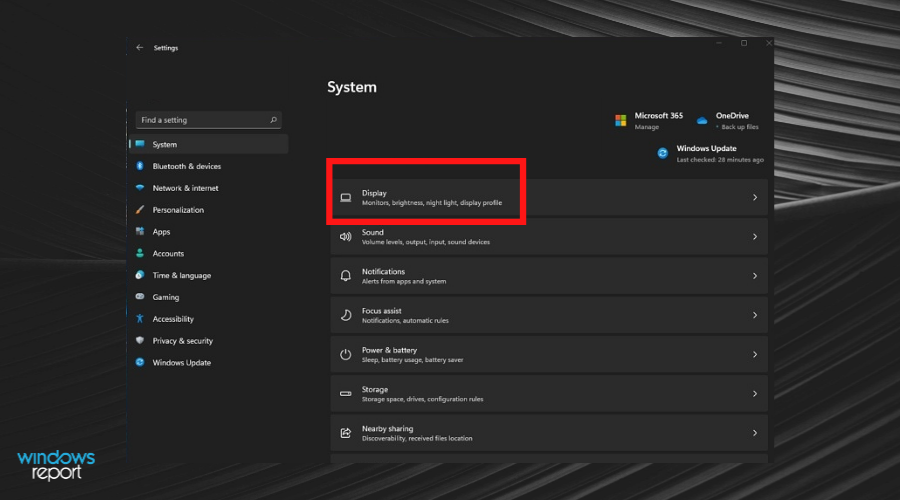 go to settings