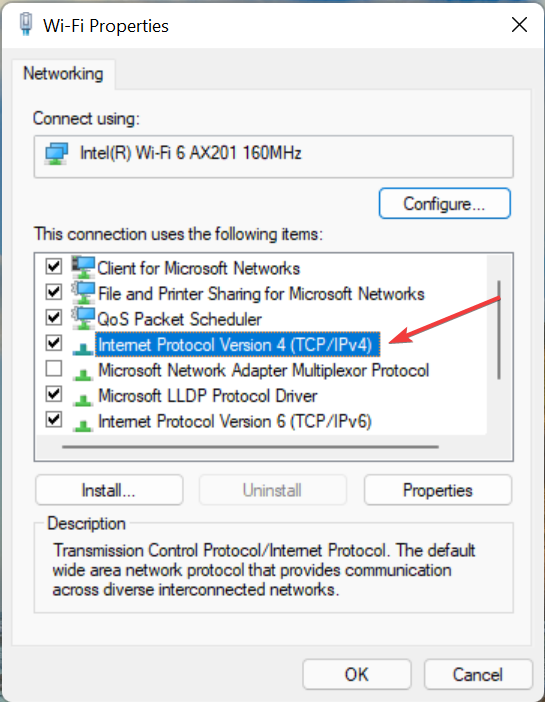 TCP/IPv4