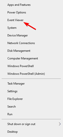 event-viewer-w10 bsod log file location