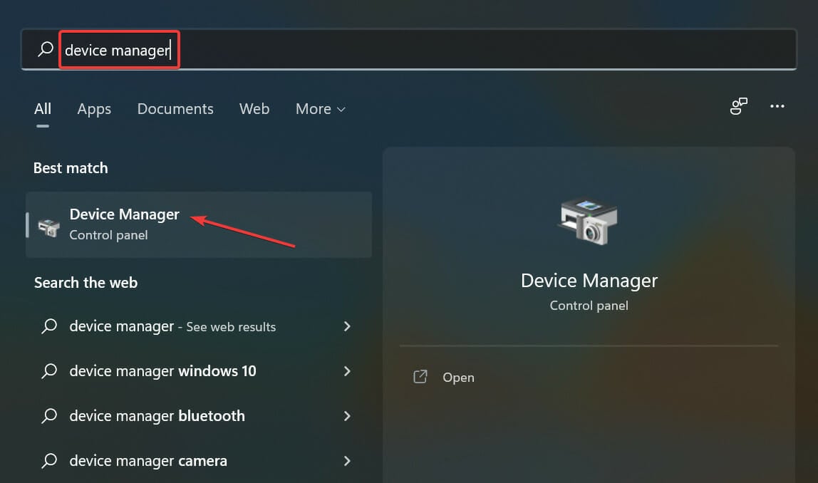 Gestione dispositivi per correggere i dispositivi biometrici che non vengono visualizzati in Gestione dispositivi Windows 11