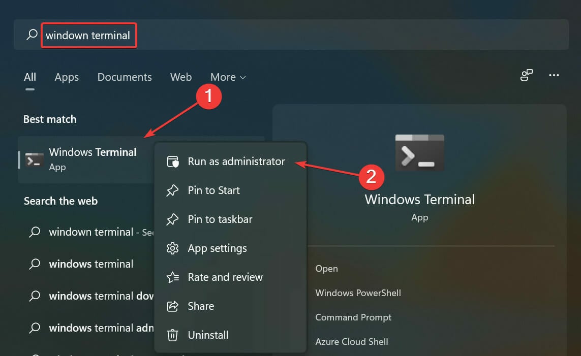 Launch Windows Terminal