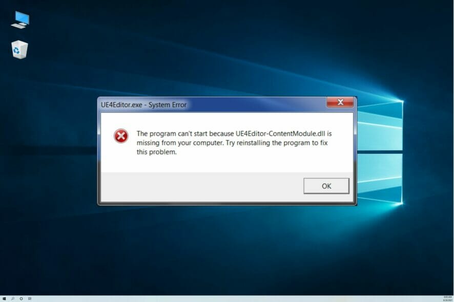 How to fix missing DLL files