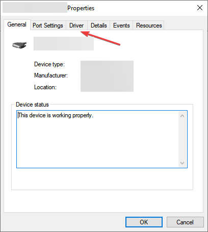 Driver tab