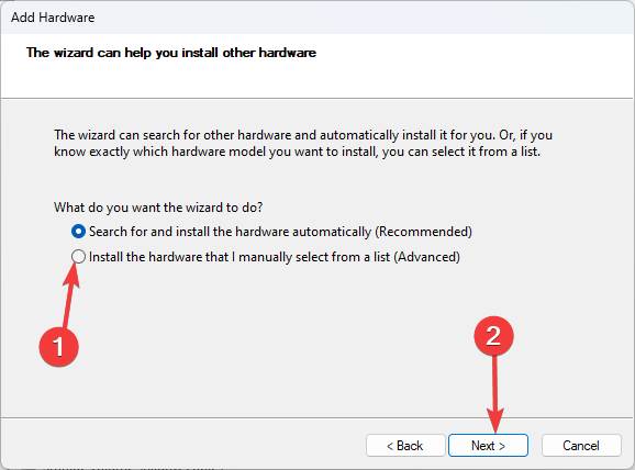camera not showing in device manager