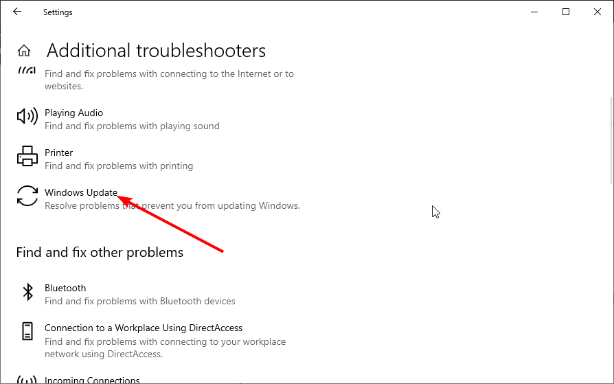 windows update