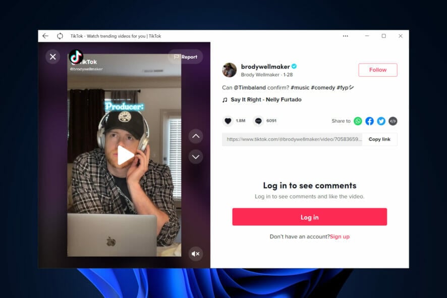 how to install tiktok on windows 10 11