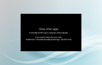 fix 0xa00f4243 camera reserved by another app error in Windows