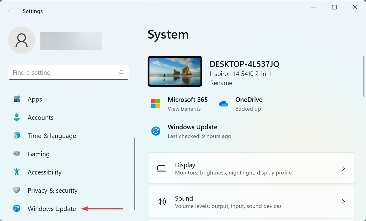 Windows Update to fix windows 11 a driver cannot load on this device