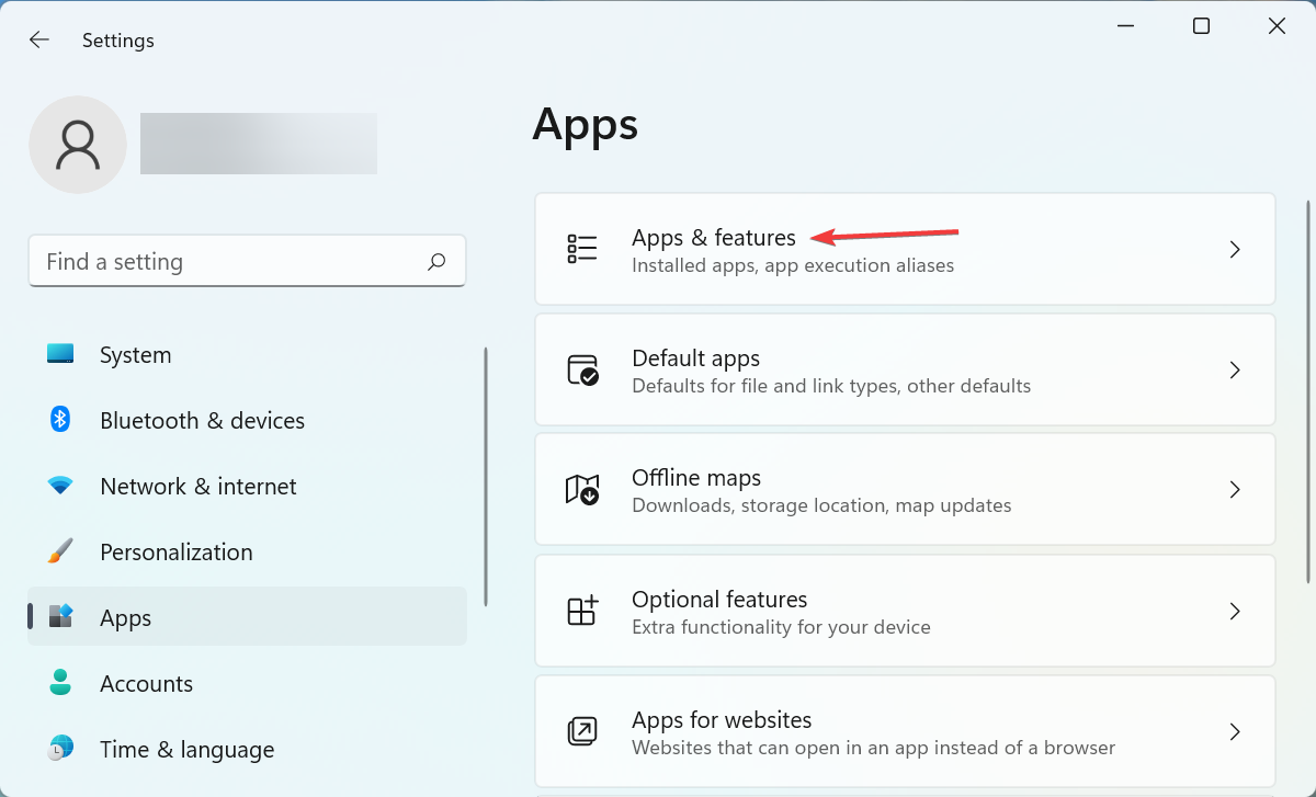 Apps & features to fix discord mic not working windows 11