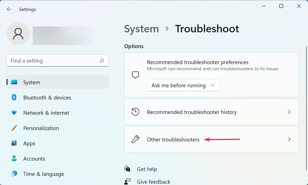 Other troubleshooters 0x80073701-windows-11