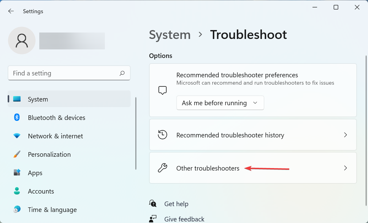 Other troubleshooters