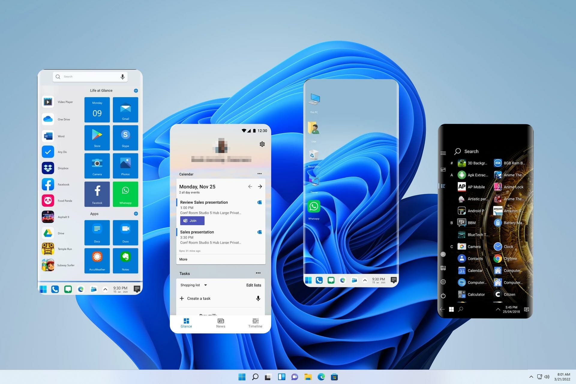 best windows 11 launcher for android