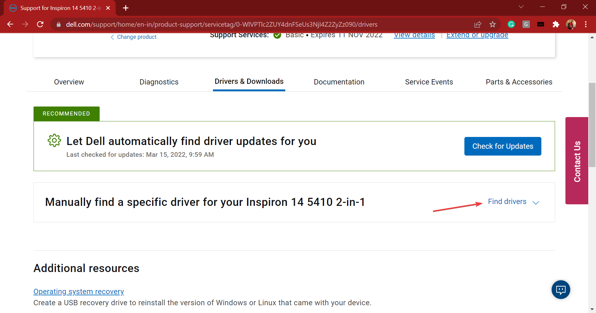 Find drivers