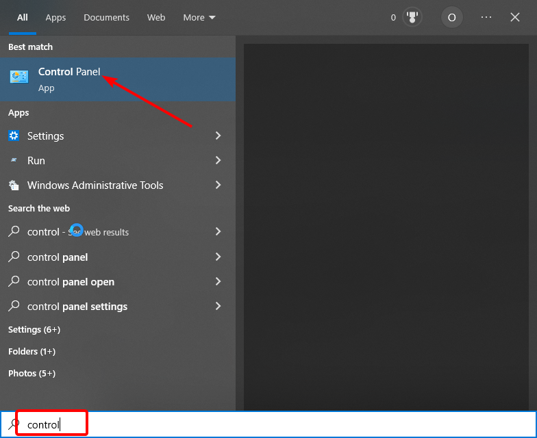 control panel mcafee wont uninstall