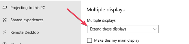 extend these displays