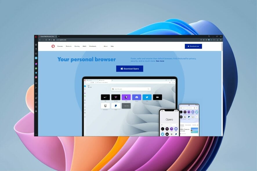 Feature image download and install opera windows 11