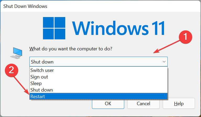 Restart to fix discord mic not working windows 11