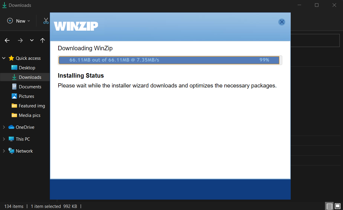 7zip installation
