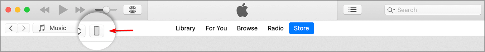 itunes phone icon