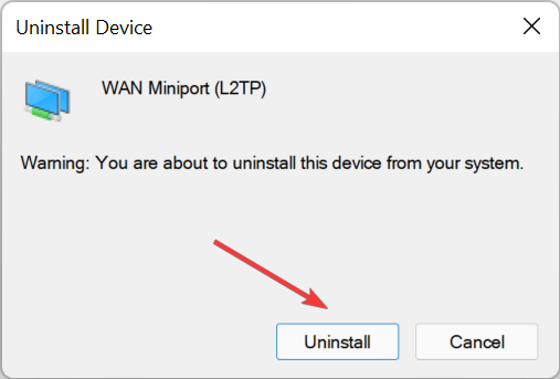 confirm change