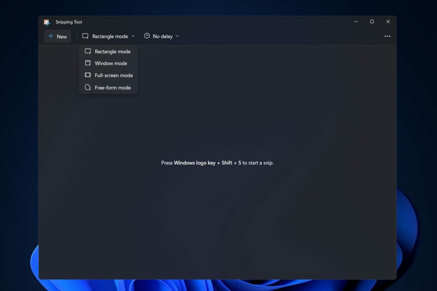 snipping-tool-menu How to screenshot on lenovo ideapad