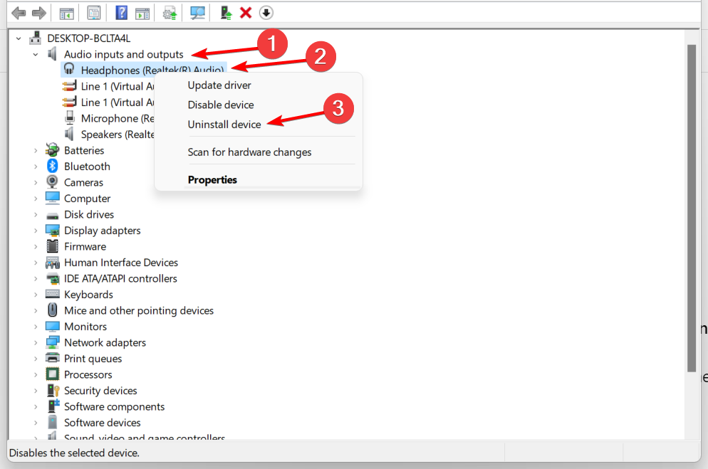 uninstall-audio game audio stops working