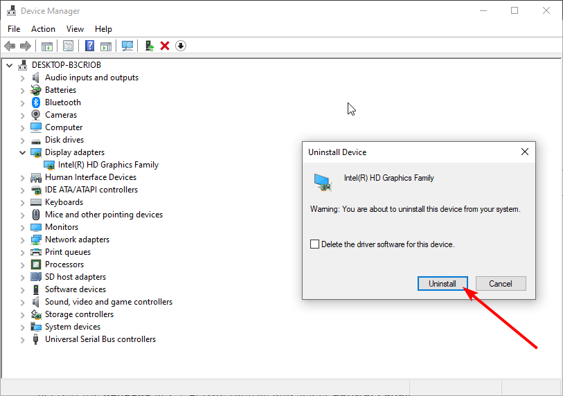 uninstall no hdmi signal from your device
