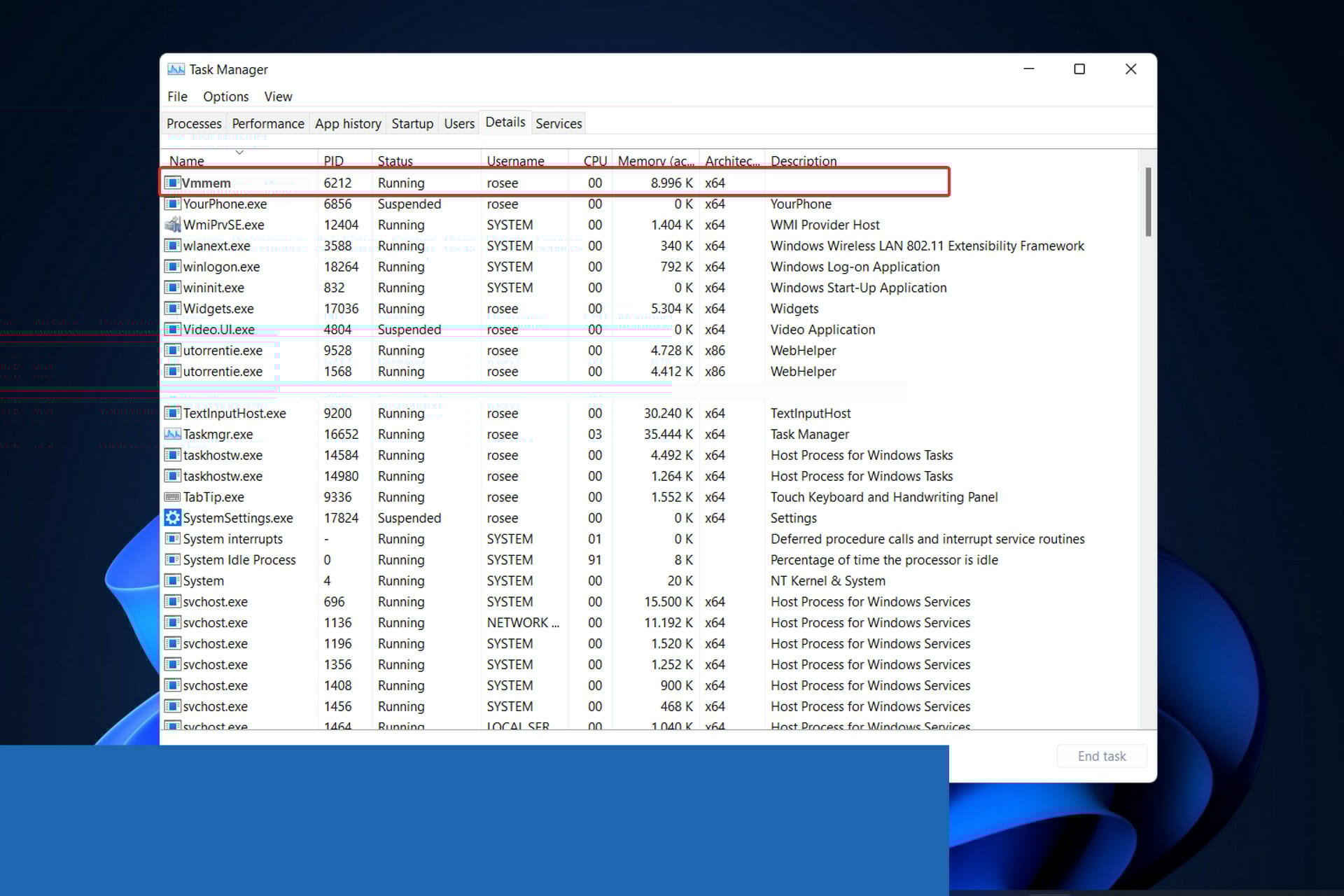 vmmem-windwos11vmmem windows 11 high memory