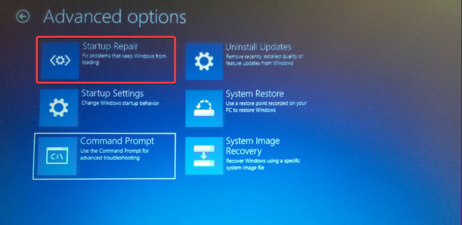 Startup Repair