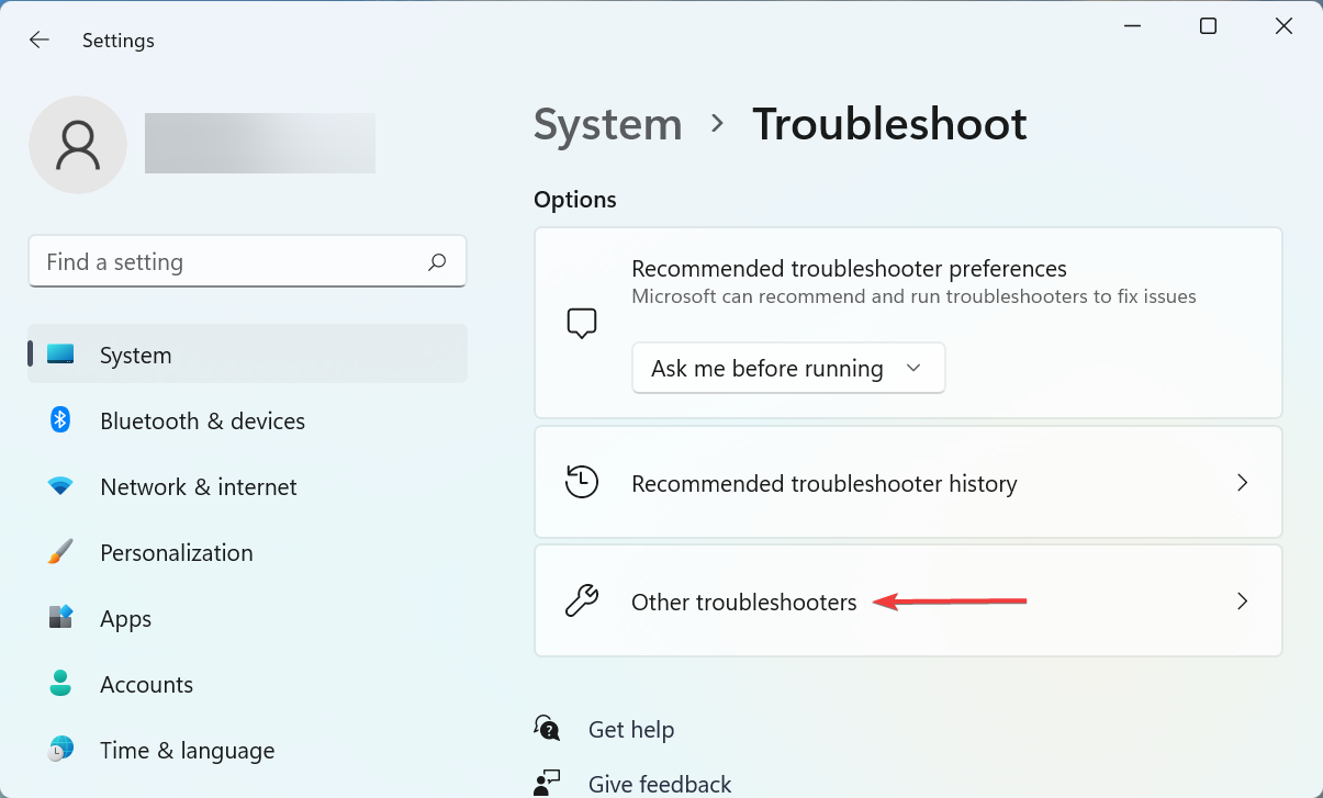 Other troubleshooters