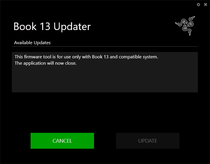 Razer updater