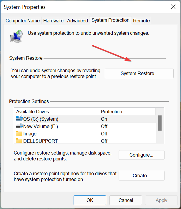 System restore to fix ccleaner update not working