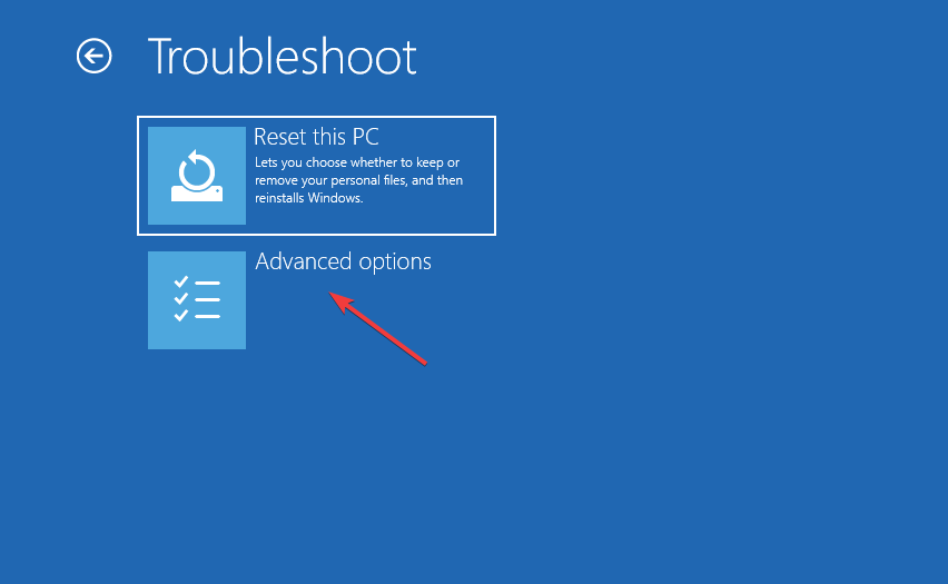 Advanced options to fix windows 11 system restore taking a long time