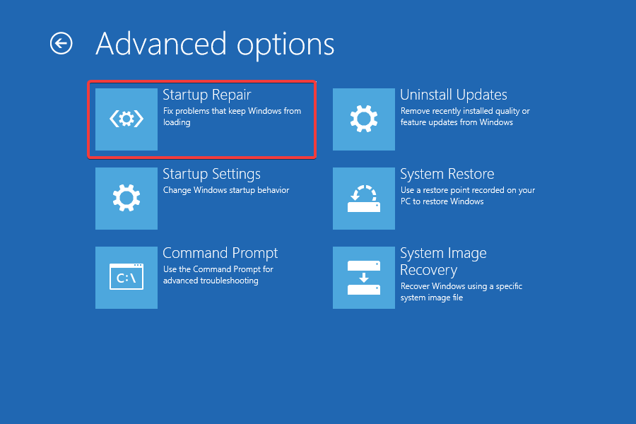 Startup repair to fix windows 11 system restore taking a long time