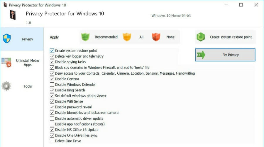 best privacy protector software for Windows