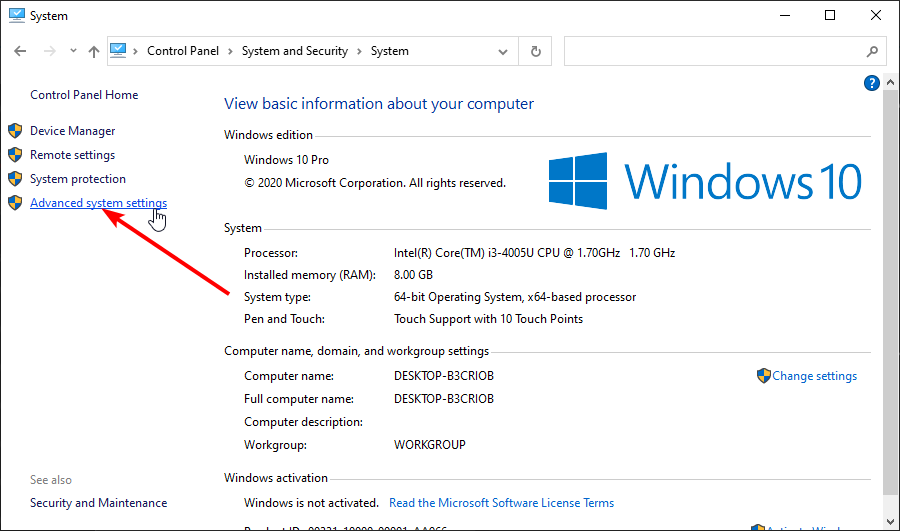 advanced system settings paging file error warzone