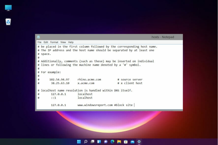 Windows 10 and 11 hosts file editing